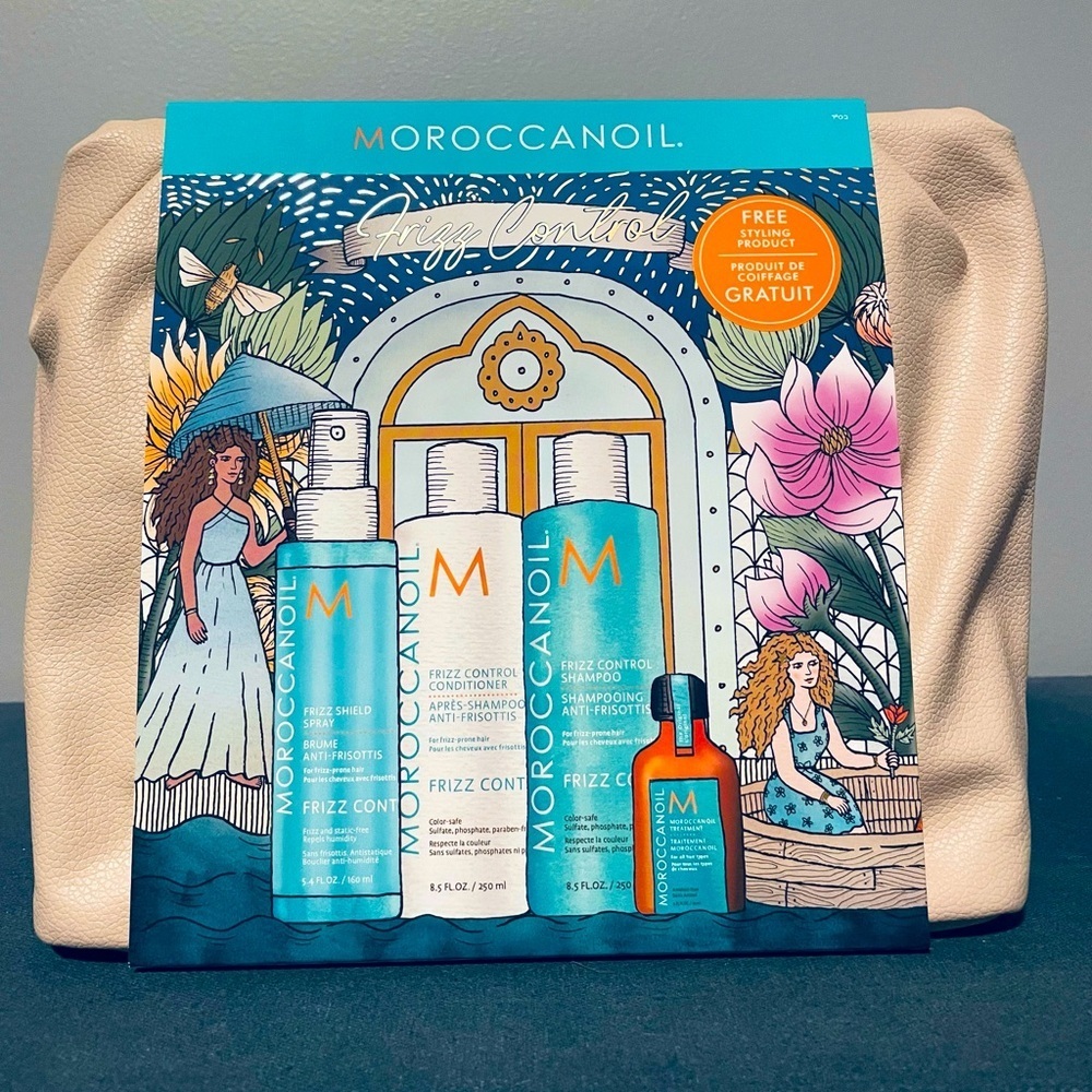 MOROCCANOIL Frizz Control Shampoo/Conditioner/Frizz spray & treatment oil